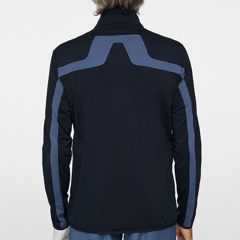 J.Lindeberg Golf Mid Layer - Jarvis FZ Mid - JL Navy AW25