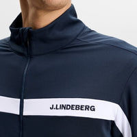 J.Lindeberg Golf Mid Layer - Jarvis FZ Mid - JL Navy AW26