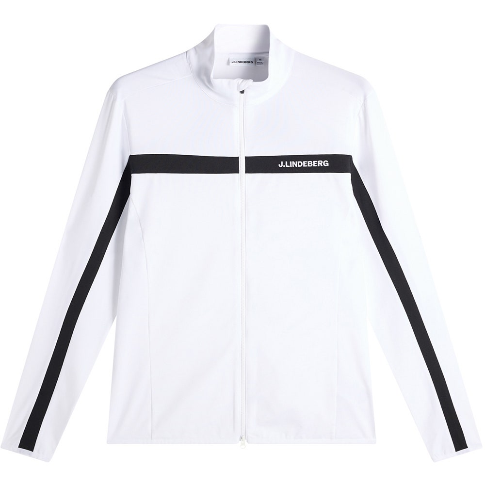 J.Lindeberg Golf Mid Layer - Jarvis FZ Mid - White AW26