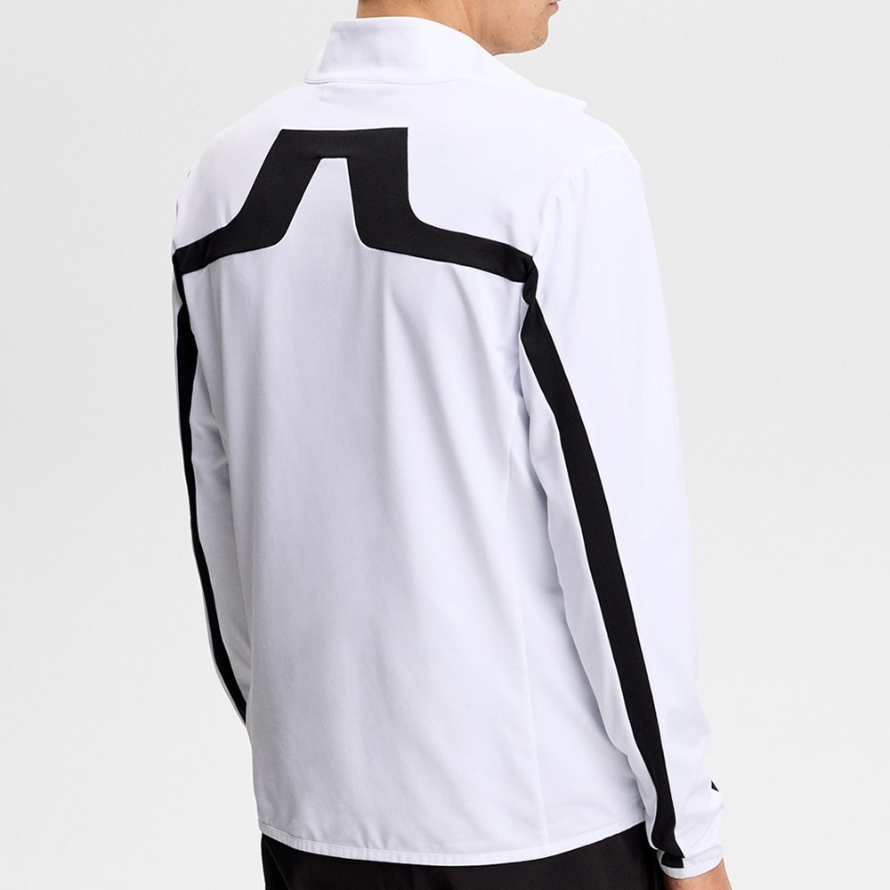 J.Lindeberg Golf Mid Layer - Jarvis FZ Mid - White AW26