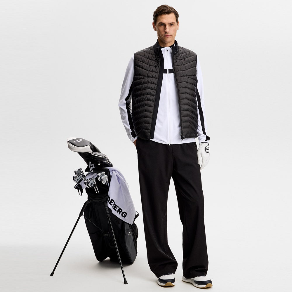 J.Lindeberg Golf Mid Layer - Jarvis FZ Mid - White AW26