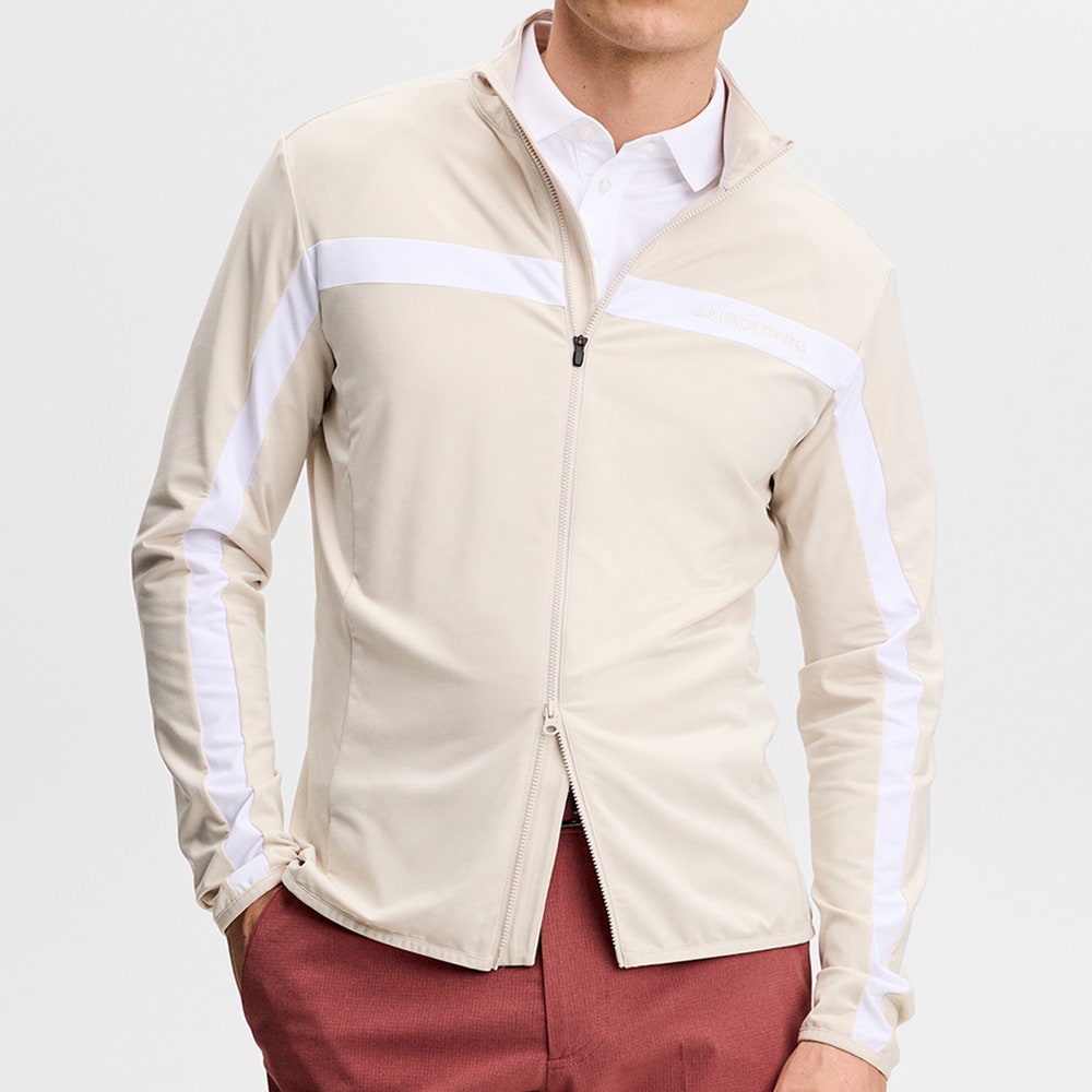 J.Lindeberg Golf Mid Layer - Jarvis FZ - Moonbeam SS26