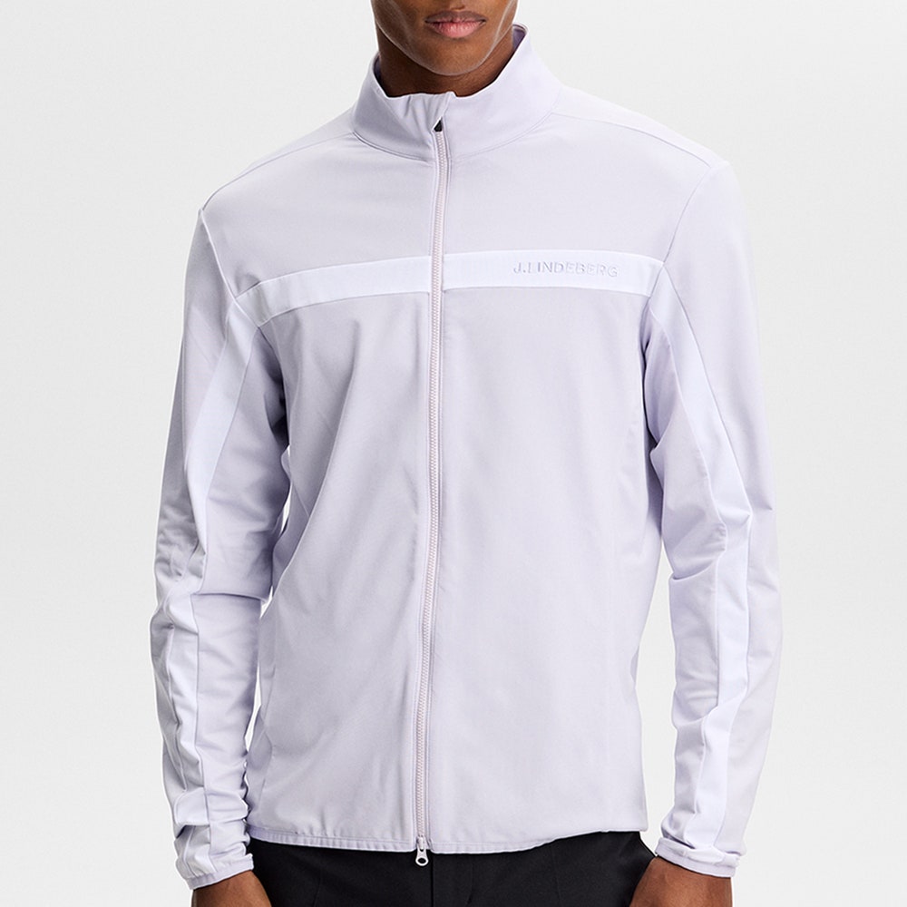J.Lindeberg Golf Mid Layer - Jarvis FZ - Purple Heather AW26