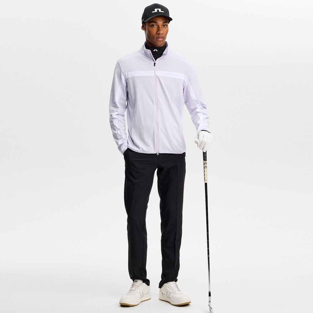 J.Lindeberg Golf Mid Layer - Jarvis FZ - Purple Heather AW26