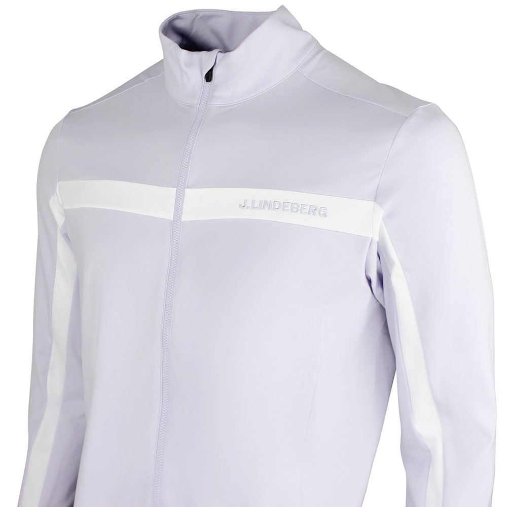 J.Lindeberg Golf Mid Layer - Jarvis FZ - Purple Heather AW26