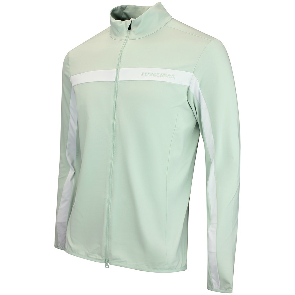 J.Lindeberg Golf Mid Layer - Jarvis FZ - Subtle Green AW26