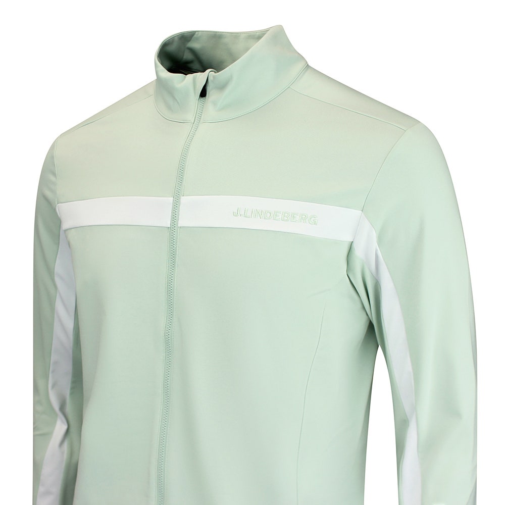 J.Lindeberg Golf Mid Layer - Jarvis FZ - Subtle Green AW26