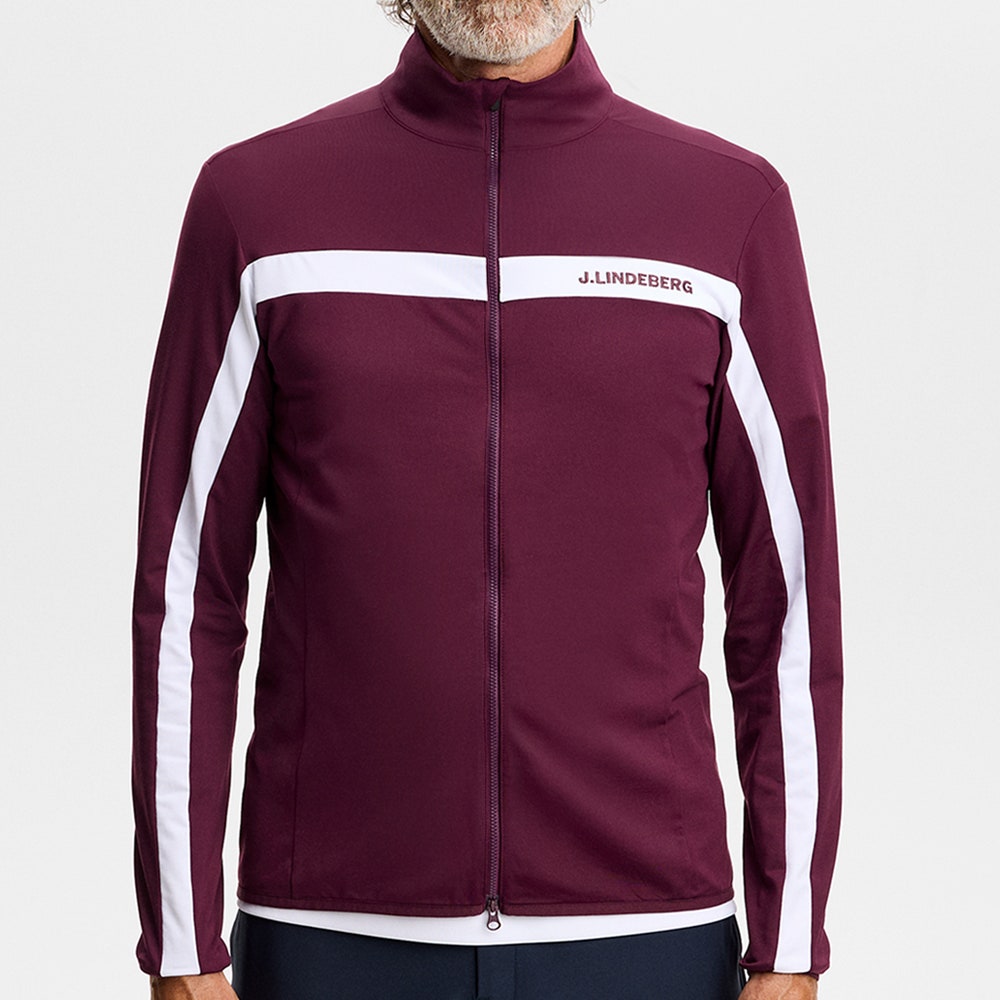 J.Lindeberg Golf Mid Layer - Jarvis FZ - Winetasting AW26