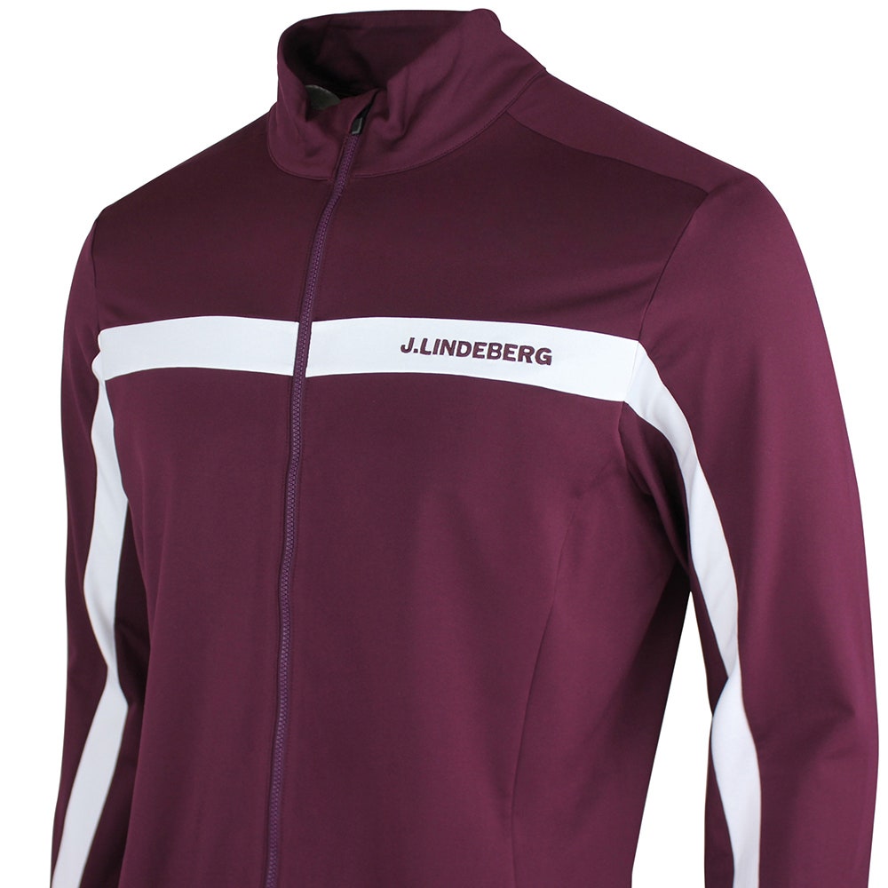 J.Lindeberg Golf Mid Layer - Jarvis FZ - Winetasting AW26
