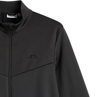 J.Lindeberg Golf Mid Layer - Maclean HZ Mid - Black AW26