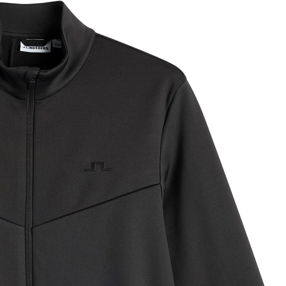 J.Lindeberg Golf Mid Layer - Maclean HZ Mid - Black AW26