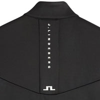 J.Lindeberg Golf Mid Layer - Maclean HZ Mid - Black AW26