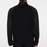 J.Lindeberg Golf Mid Layer - Solarcore FZ Fleece - Black AW25