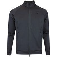 J.Lindeberg Golf Mid Layer - Solarcore FZ Fleece - Black AW25