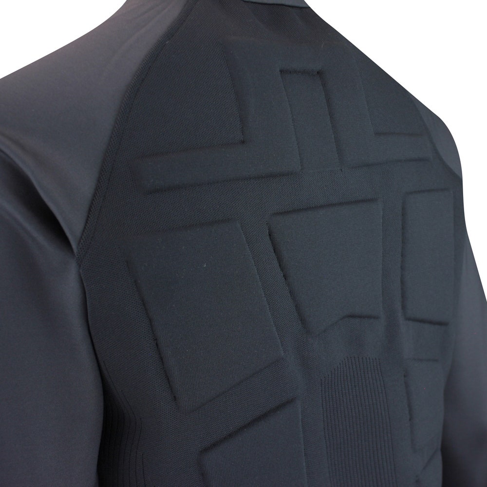 J.Lindeberg Golf Mid Layer - Solarcore FZ Fleece - Black AW25