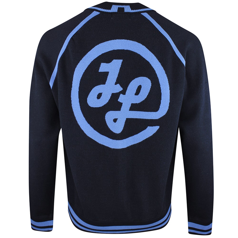 J.Lindeberg Golf Mid Layer - Stanley Knit Bomber - JL Navy SS26