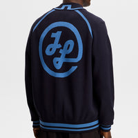 J.Lindeberg Golf Mid Layer - Stanley Knit Bomber - JL Navy SS26