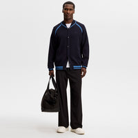 J.Lindeberg Golf Mid Layer - Stanley Knit Bomber - JL Navy SS26