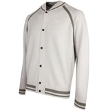 J.Lindeberg Golf Mid Layer - Stanley Knit Bomber - Moonbeam SS26