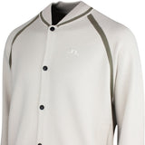J.Lindeberg Golf Mid Layer - Stanley Knit Bomber - Moonbeam SS26