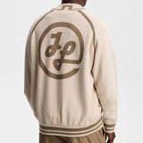 J.Lindeberg Golf Mid Layer - Stanley Knit Bomber - Moonbeam SS26