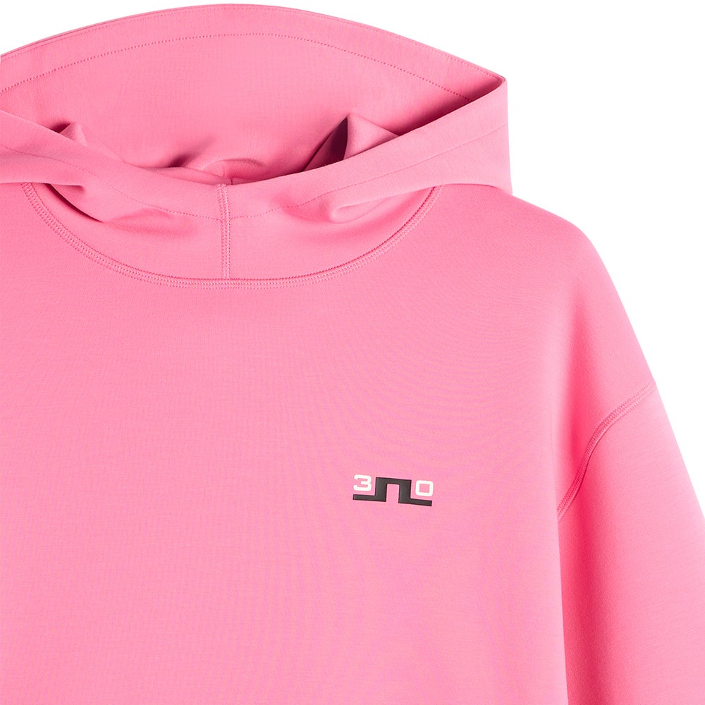 J.Lindeberg Golf Pullover - 30Y Callan Hoodie - Azalea Pink SH26