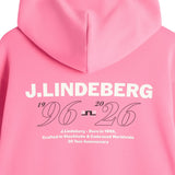 J.Lindeberg Golf Pullover - 30Y Callan Hoodie - Azalea Pink SH26
