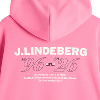 J.Lindeberg Golf Pullover - 30Y Callan Hoodie - Azalea Pink SH26