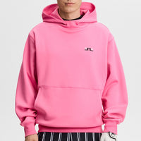 J.Lindeberg Golf Pullover - 30Y Callan Hoodie - Azalea Pink SH26