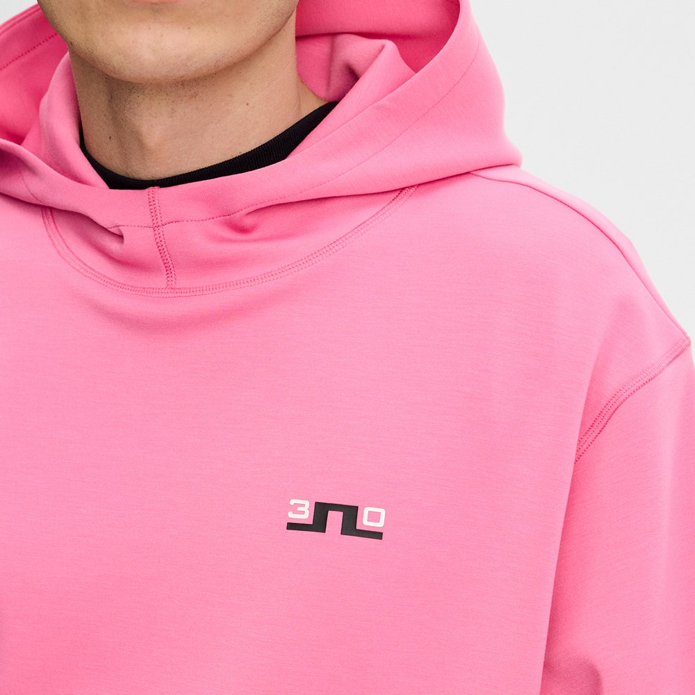 J.Lindeberg Golf Pullover - 30Y Callan Hoodie - Azalea Pink SH26