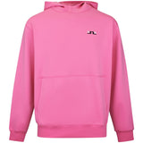 J.Lindeberg Golf Pullover - 30Y Callan Hoodie - Azalea Pink SH26