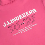 J.Lindeberg Golf Pullover - 30Y Callan Hoodie - Azalea Pink SH26
