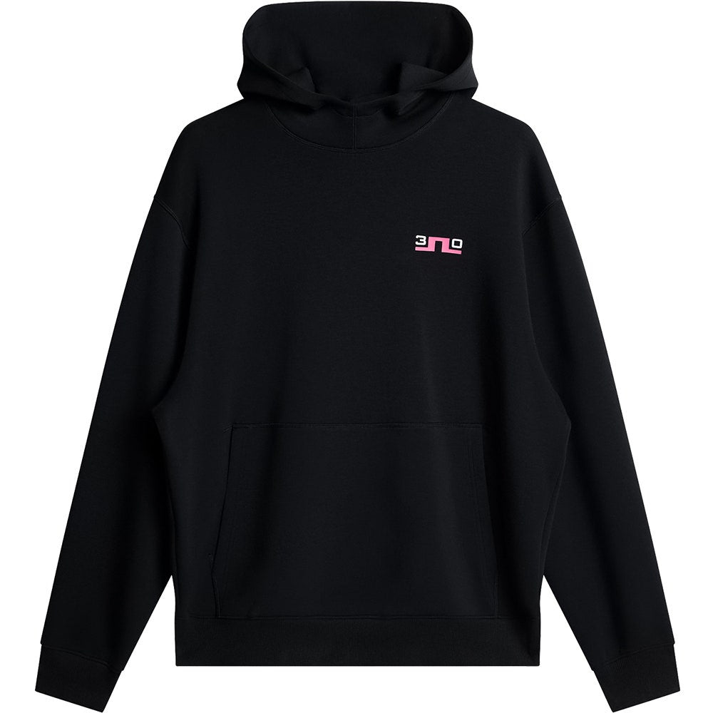 J.Lindeberg Golf Pullover - 30Y Callan Hoodie - Black SH26