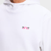 J.Lindeberg Golf Pullover - 30Y Callan Hoodie - White SH26
