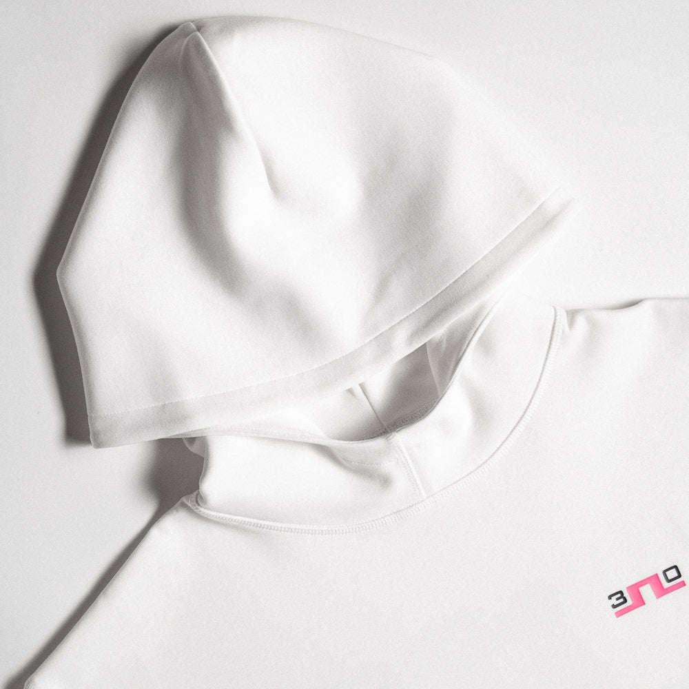 J.Lindeberg Golf Pullover - 30Y Callan Hoodie - White SH26