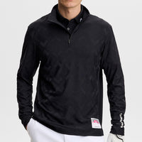J.Lindeberg Golf Pullover - 30Y Matthew QZ - Black SH26