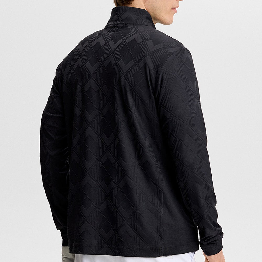 J.Lindeberg Golf Pullover - 30Y Matthew QZ - Black SH26