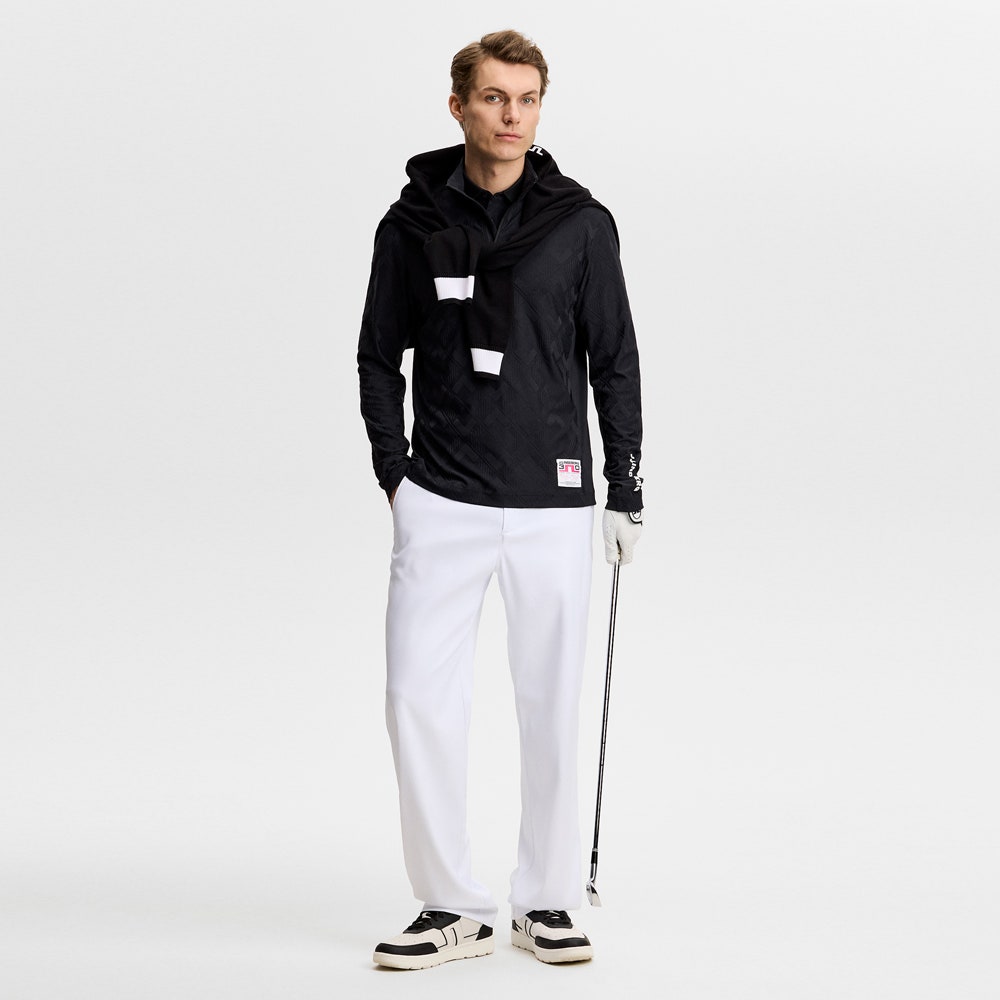 J.Lindeberg Golf Pullover - 30Y Matthew QZ - Black SH26