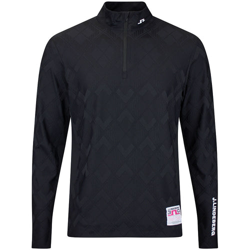 J.Lindeberg Golf Pullover - 30Y Matthew QZ - Black SH26