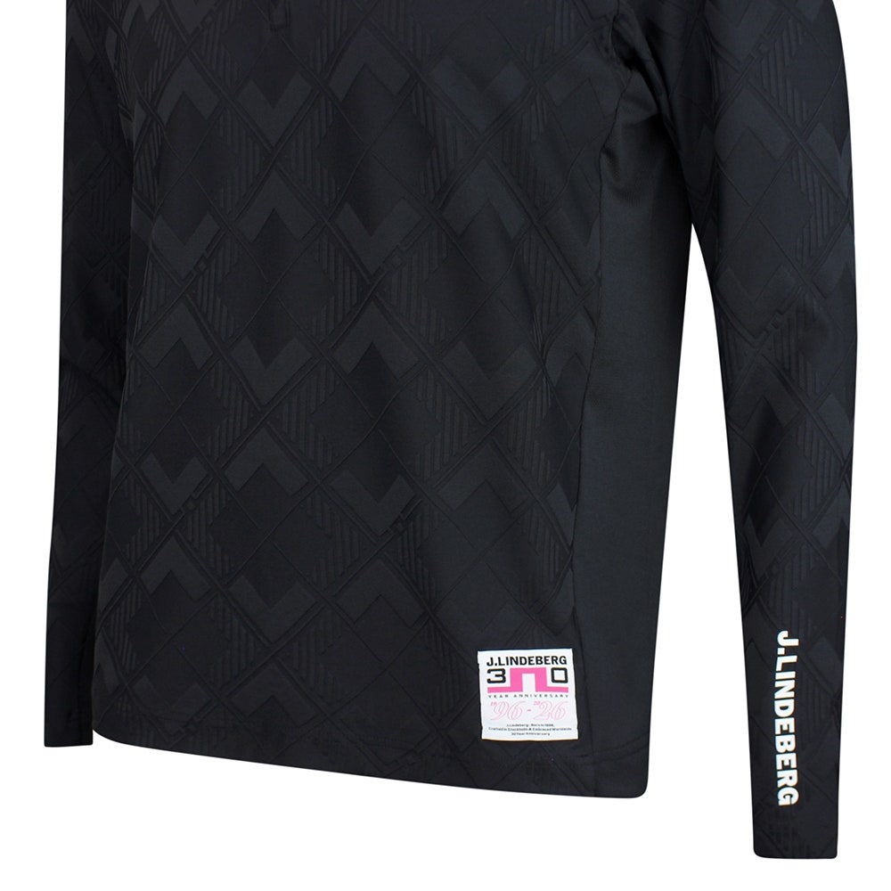 J.Lindeberg Golf Pullover - 30Y Matthew QZ - Black SH26