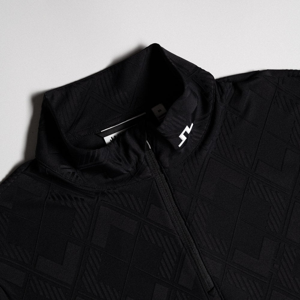 J.Lindeberg Golf Pullover - 30Y Matthew QZ - Black SH26