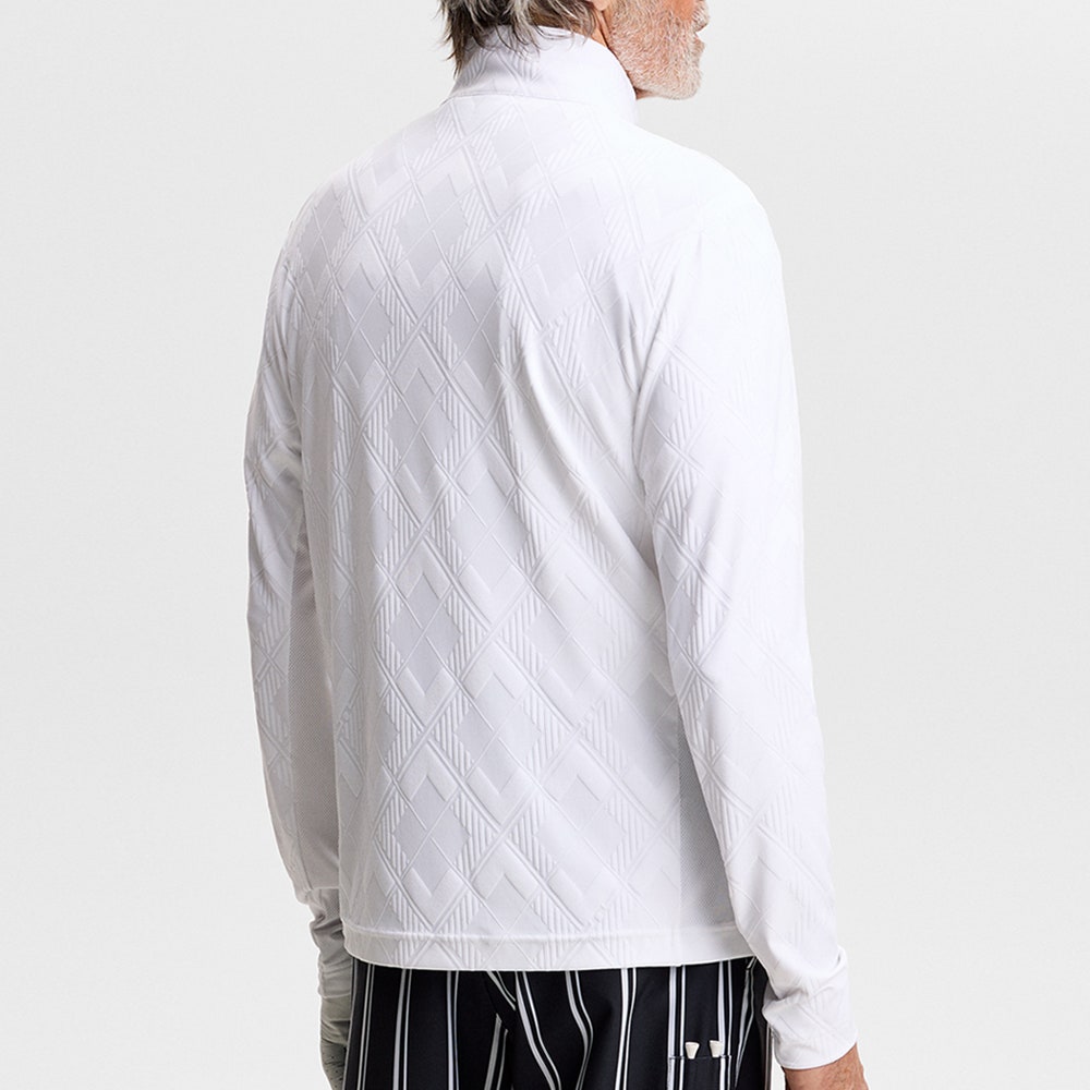J.Lindeberg Golf Pullover - 30Y Matthew QZ - White SH26