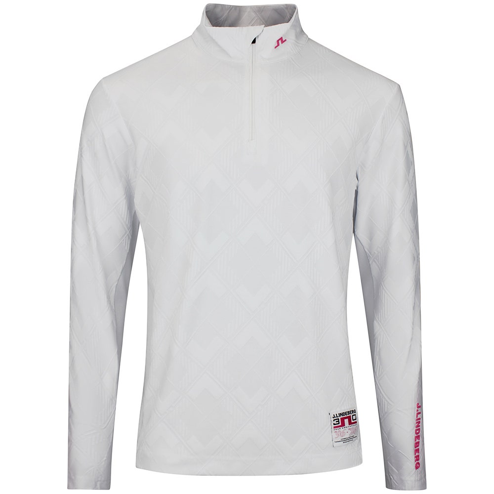 J.Lindeberg Golf Pullover - 30Y Matthew QZ - White SH26