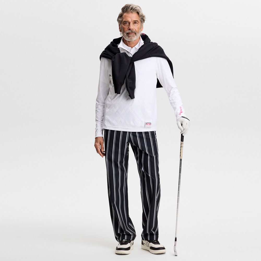 J.Lindeberg Golf Pullover - 30Y Matthew QZ - White SH26