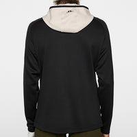 J.Lindeberg Golf Pullover - Adam QZ Hoodie - Black AW25