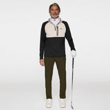 J.Lindeberg Golf Pullover - Adam QZ Hoodie - Black AW25