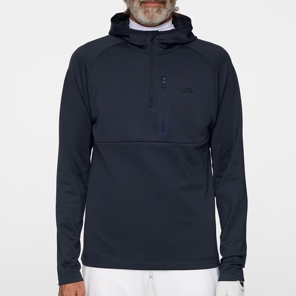 J.Lindeberg Golf Pullover - Adam QZ Hoodie - JL Navy AW25