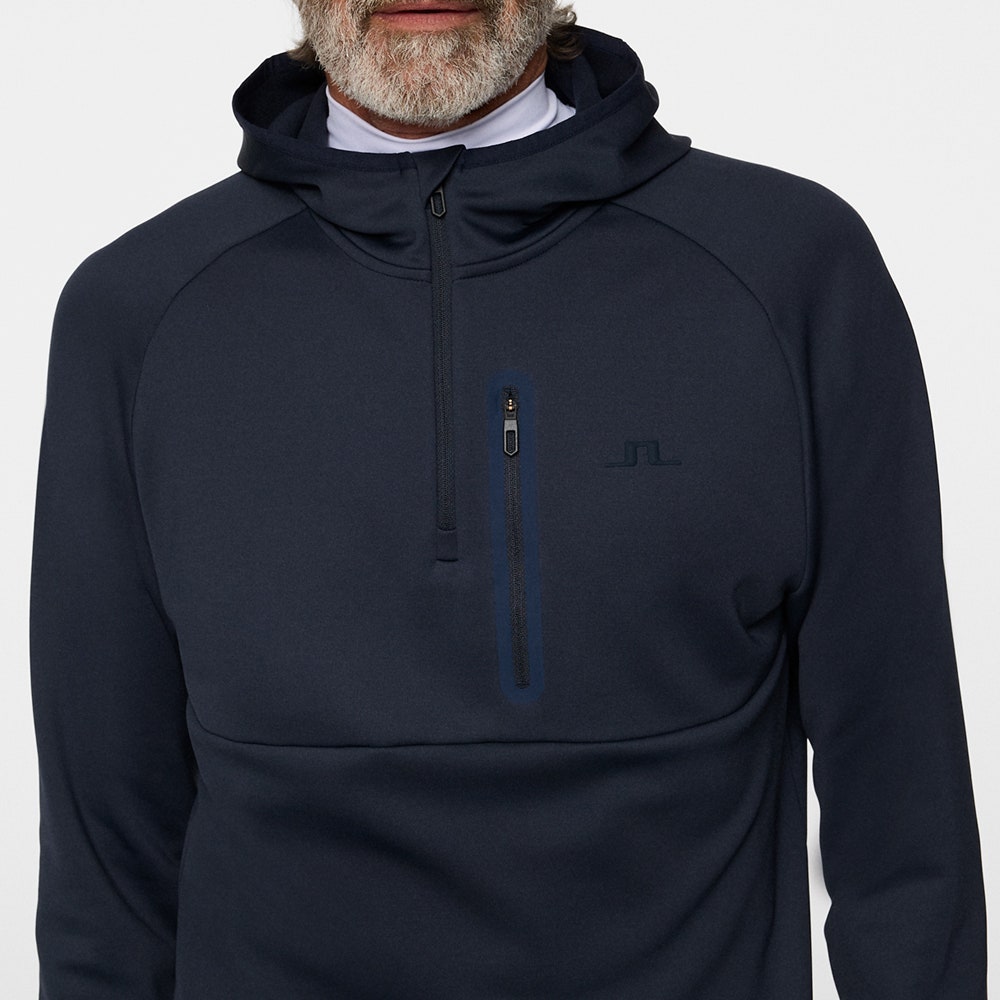 J.Lindeberg Golf Pullover - Adam QZ Hoodie - JL Navy AW25