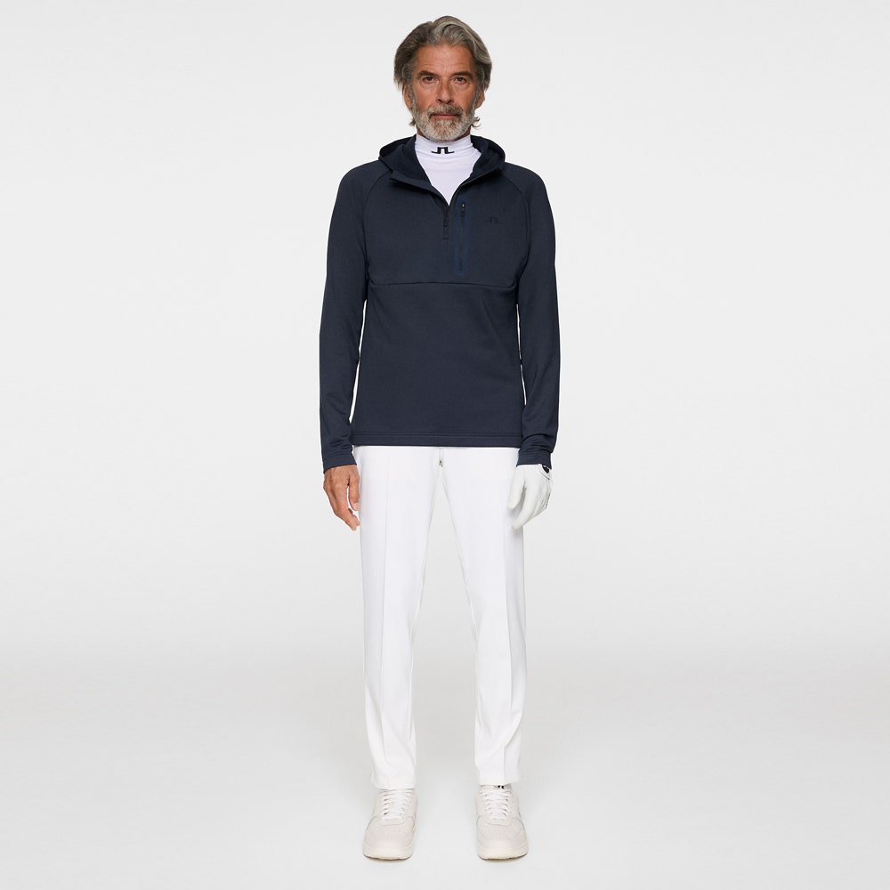 J.Lindeberg Golf Pullover - Adam QZ Hoodie - JL Navy AW25