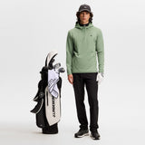 J.Lindeberg Golf Pullover - Aerial QZ Hoodie - Hedge Green SS26